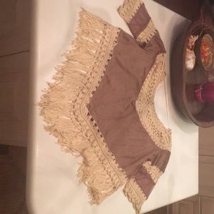 Umgee Crochet top size M RN# 130733 Style A1480